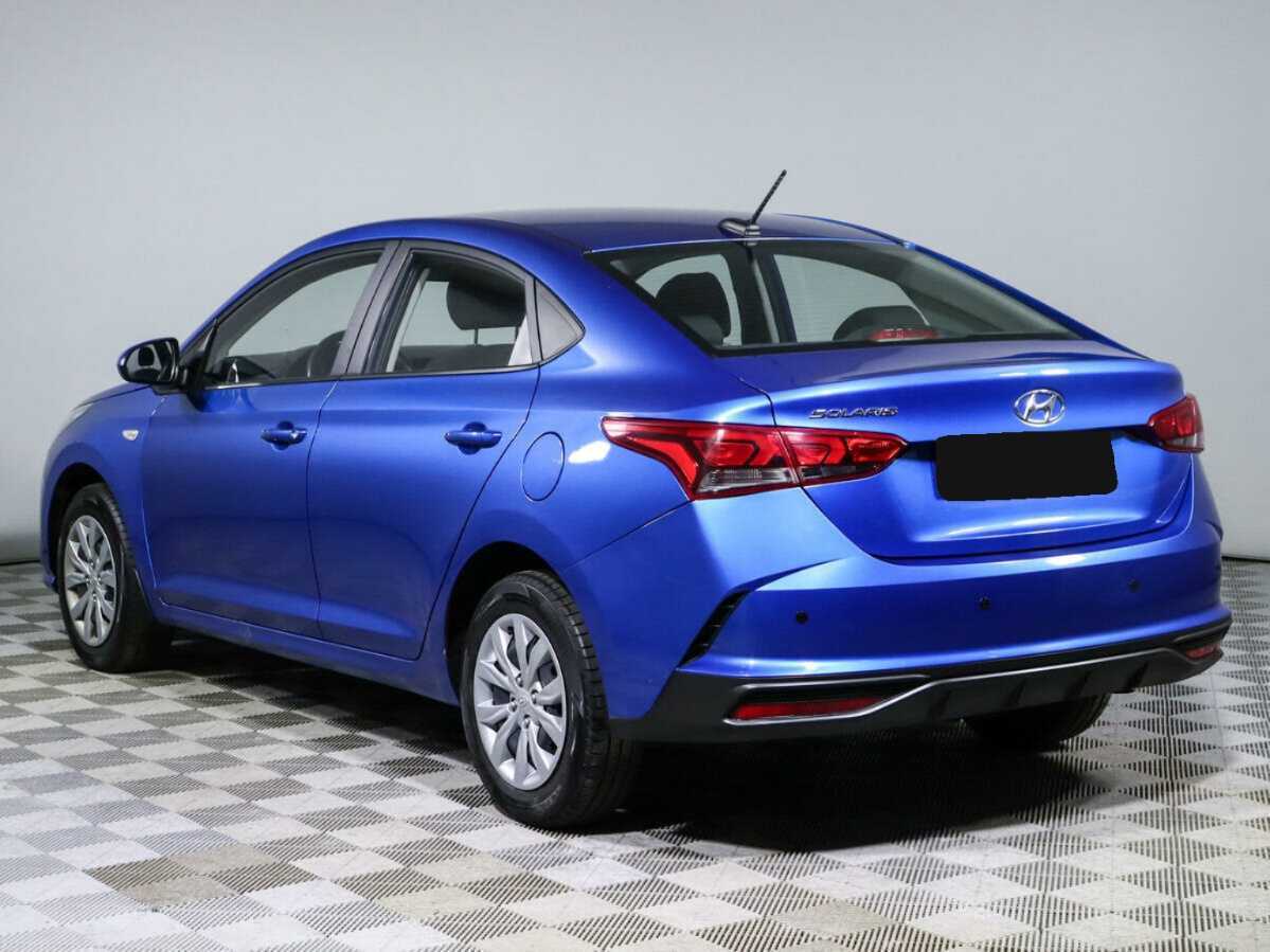 Hyundai Solaris с пробегом — 2021 год. Фото: #5